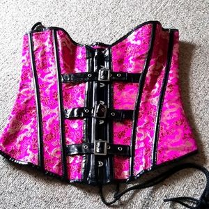 XL dragon print corset